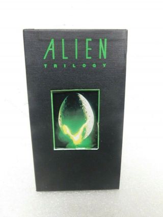 Vintage Alien Trilogy Set Of 3 Vhs Movie Tapes Aliens,  Alien,  Alien 3 Fox Video