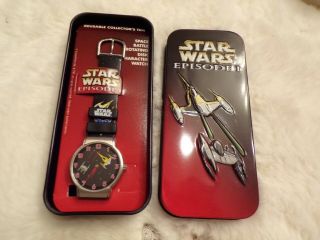 Star Wars Watch In Metal Collectors Tin