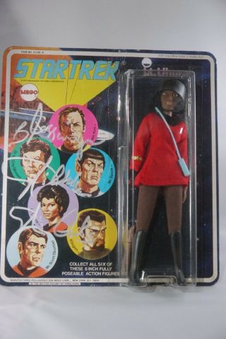 Vintage Star Trek Lt.  Uhura (nichelle Nichols) Mego 1974 Signed Broken Arm