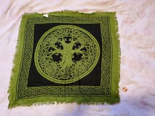 Celtic Tree Of Life Small Altar Cloth Or Wall Textile