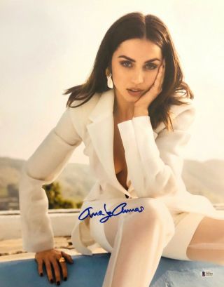 Ana De Armas Signed Autograph " Sexy " 16x20 Photo - Bond Blade Runner Beckett 8