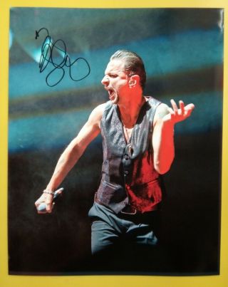Dave Gahan Hand Signed 10 X 8 Photo Autograph Depeche Mode Singer & Songwriter