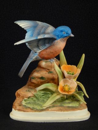 Andrea By Sadek Bluebird Bird Figurine - Andrea Sticker