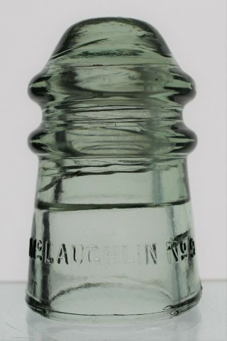 Light Sage Green Cd 106 Mclaughlin No 9 Glass Insulator