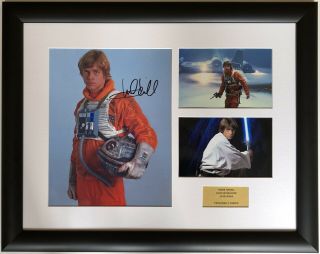 Mark Hamill / Star Wars / Signed Photo / Autograph / Framed /