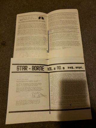 S.  T.  A.  R.  Star Trek Association For Revival Fan Club Fanzine Volume 2 No.  9 Rare