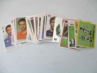 Panini Football Stickers,  (various Some Doubles) X 75.