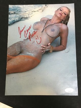 Anna Nicole Smith Autographed 8x10 Photo Jsa Authenticated