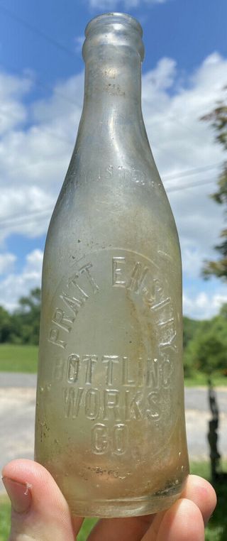 Pratt Ensley Alabama Slug Plate Soda Bottle Rare Ala Bottling Co