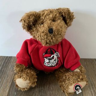 Boyds Bears University Of Georgia Uga Bulldogs Plush Stuffed Animal Toy 10 " Rare