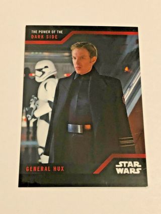 2019 Topps On - Demand Star Wars The Power Of The Dark Side 12 - General Hux