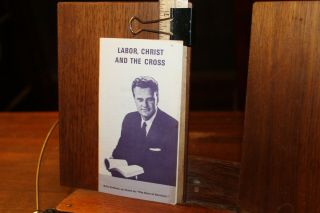 Vintage Billy Graham 1965 Hour Of Decision Booklet Labor,  Christ And The Cross