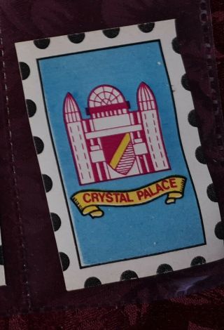 A & Bc Stamp Football Club Crests 1971 - 72.  Crystal Palace.
