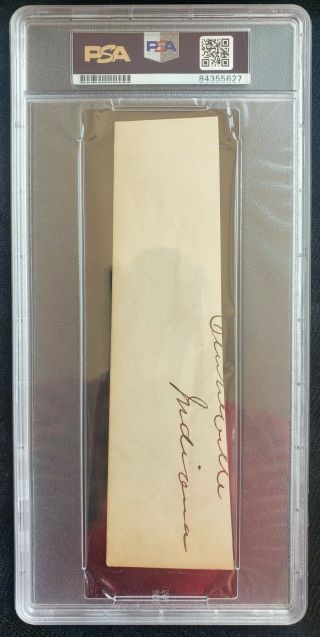 ANDREW JOHNSON PRESIDENT SIGNED AUTOGRAPH CUT PSA/DNA AUTHENTIC 3