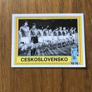 Panini Europa 80 Sticker 18 Czechoslovakia Team