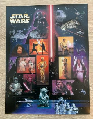 Usps Star Wars Stamp Sheet