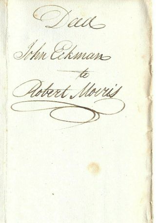 Revolutionary War Robert Morris Signer Of Declaration Of Independence Autograph