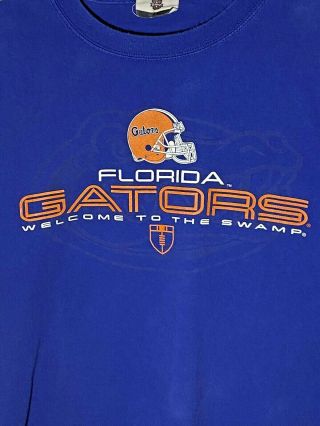 Vintage Espn Gameday University Florida Gators T - Shirt Men 