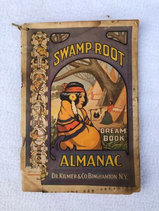 Vintage 1940 Swamp - Root Almanac Dr Kilmer & Co Ny