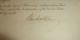 President Woodrow Wilson Signed 1915 Appointment Document PSA/DNA Autograph 3