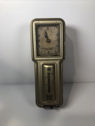 Vintage Minneapolis - Honeywell Chronotherm Thermostat & Clock -