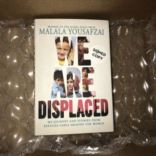 Malala Yousafzai Signed Autographed Book First Edition We Are Displaced
