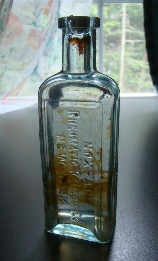 Antique Nox - All Rheumatic Remedy Co.  - York Opium Laced Quack Medicine Bottle