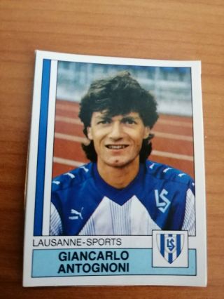 , Giancarlo Antognoni,  Panini,  Lausanne Sports,  Swiss Football 88,  Trading Card,