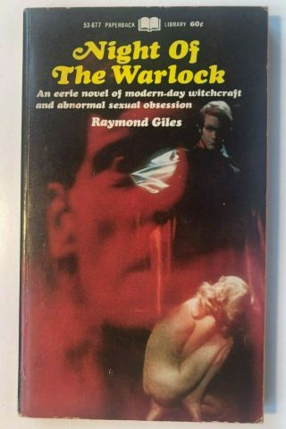 1968 Night Of The Warlock 1st Pbo Edition Vintage Raymond Giles Aka John Holt