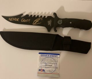 Us Navy Seal Knife Signed By Robert O Neill Psa