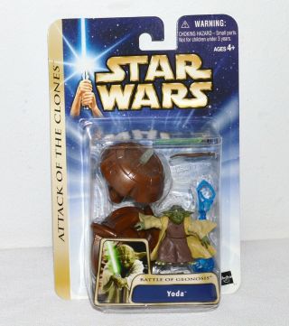 Star Wars Yoda Battle Of Geonosis Attack Of The Clones Figure Aotc Collction