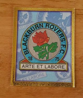 Merlin Premier League 98 Foil Sticker - 75 Blackburn Rovers Badge - 1998