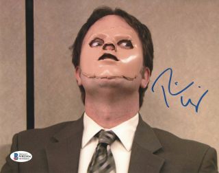 Rainn Wilson " The Office " Autograph Signed Dwight Schrute 8x10 Photo Beckett 33