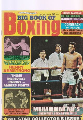 Big Book Of Boxing Jan 1975 - Muhammad Ali 