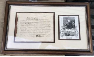 Declaration Of independence Signer Robert Morris Autograph Document 1795 2