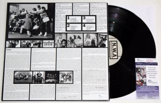 ICE CUBE SIGNED NWA GREATEST HITS LP VINYL RECORD PREDATOR AUTOGRAPHED,  JSA 3