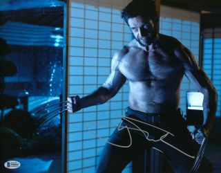 Hugh Jackman Wolverine Signed Autograph 11x14 Photo Bas Beckett 18