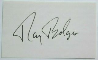 Ray Bolger Signed Autograph  The Scarecrow  Wizard Of Oz 1939 MGM Film 3