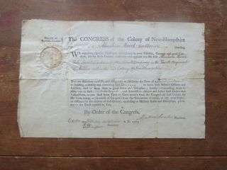Rare document signed Matthew Thornton Declaration Independence signor autograph 2