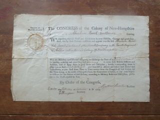 Rare document signed Matthew Thornton Declaration Independence signor autograph 3