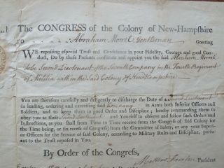 Rare document signed Matthew Thornton Declaration Independence signor autograph 5