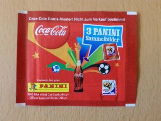 Panini Tüte Wm Wc 2010 Version Coca Cola Germany Ungeöffnet Rar Packet