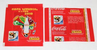 Panini Wc Wm 2010 South Africa – 1 X Tüte Packet Coca Cola South America Rare