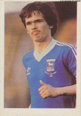 N°076 Kevin Steggles Ipswich Town.  Fc Premier League 1984 Plublishers Sticker
