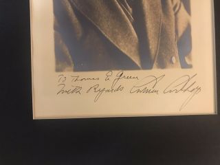 Calvin Coolidge Signed Photgraph 2