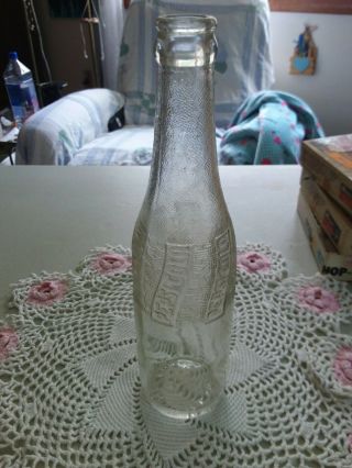 Antique Vintage Soda Bottle Textured Pepsi Cola Bottle Odd Looking