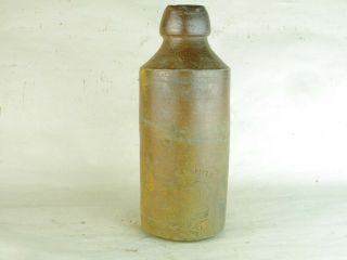 44695 Old Vintage Antique Impressed Ginger Beer Bottle London R White