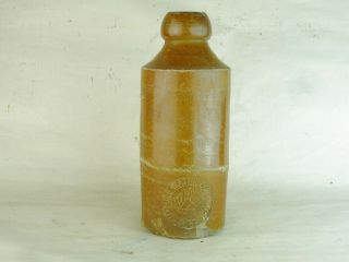 44691 Old Vintage Antique Impressed Ginger Beer Bottle London Malvern