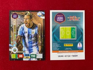 Panini Adrenalyn Xl Road To 2018 Fifa World Cup Russia Lionel Messi Limited