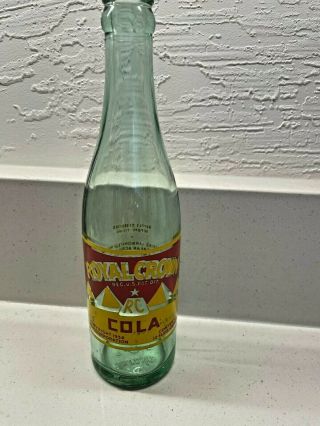 Vintage Acl Royal Crown Cola Soda Bottle 12oz Eugene & Corvallis Or